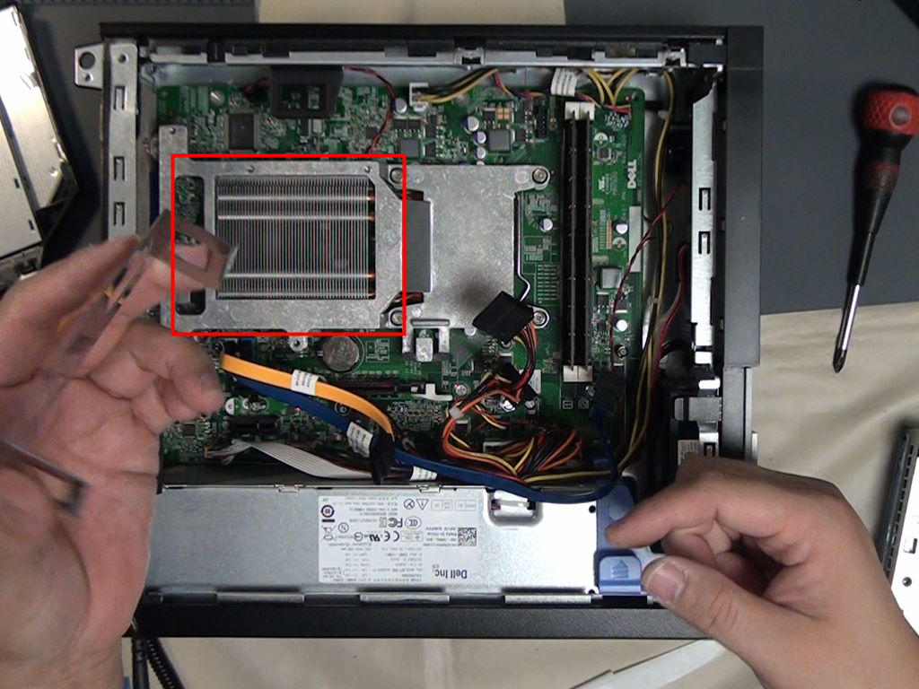 DELL OPTIPLEX9010 SFFのバッテリーを認識しないに関するinside_overview写真
